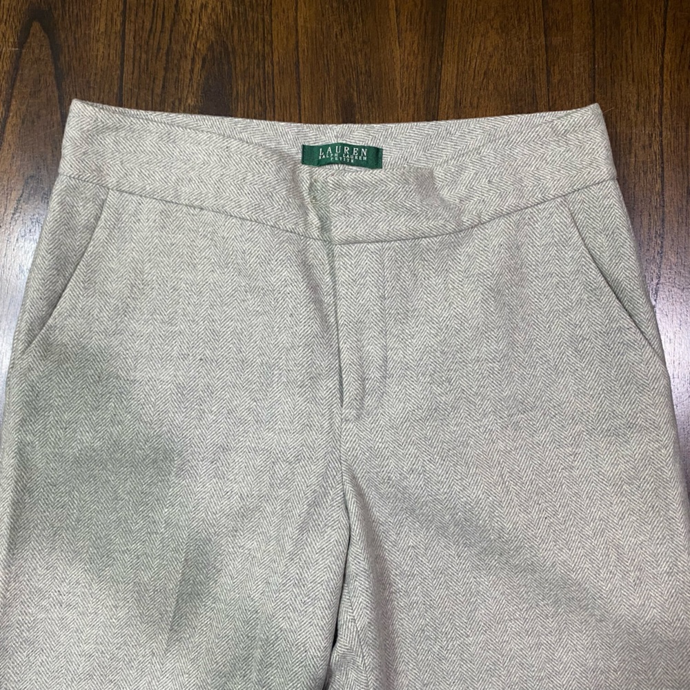 Ralph Lauren Gray Wool Trousers - 6P